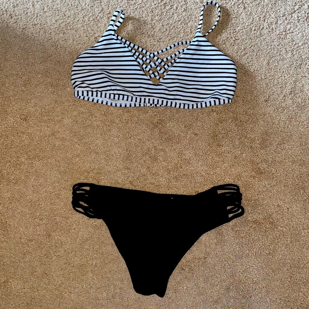 Two piece bathing suit